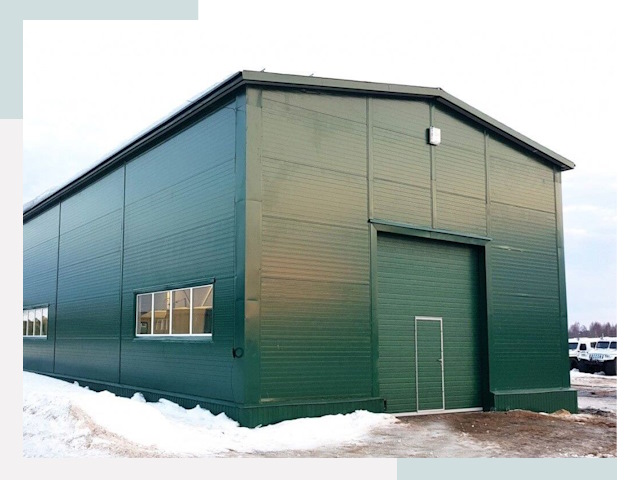 Двускатные ангары в Ульяновске