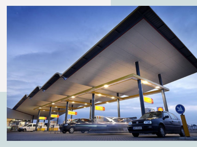 Навесы для АЗС в Ульяновск от 617 руб. - Защита и комфорт