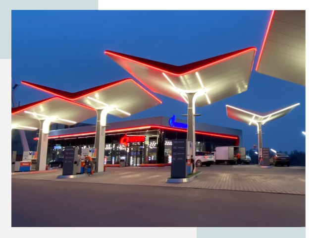 Навесы для АЗС в Ульяновске