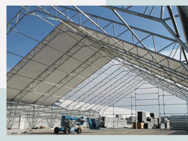 Каркасно-тентовые сооружения от СтальСтрой-Улн по цене 617 руб.