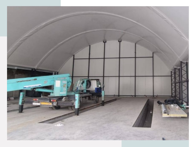 Внутреннее оснащение ангаров в Ульяновске