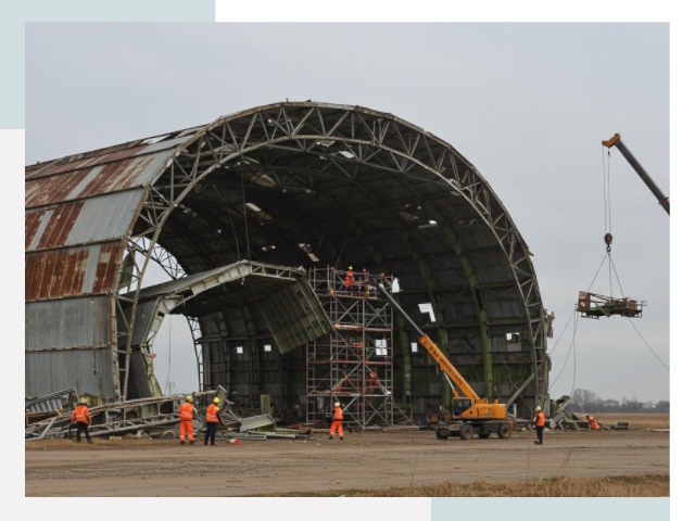 Демонтаж ангаров в Ульяновске
